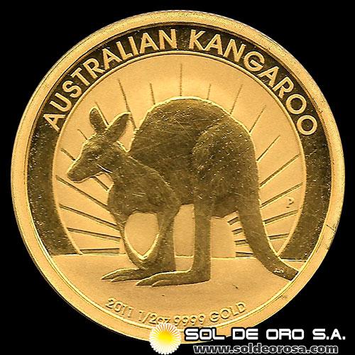 AUSTRALIA - 1/2 oz., 50 DOLLARS - 2011 - MONEDA DE ORO