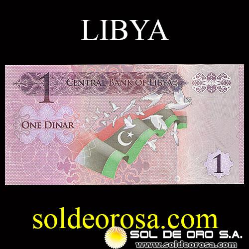 CENTRAL BANK OF LIBYA - ONE DINAR