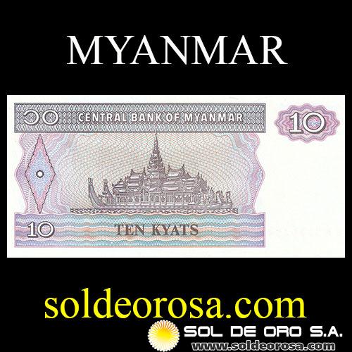 CENTRAL BANK OF MYANMAR - TEN KYATS