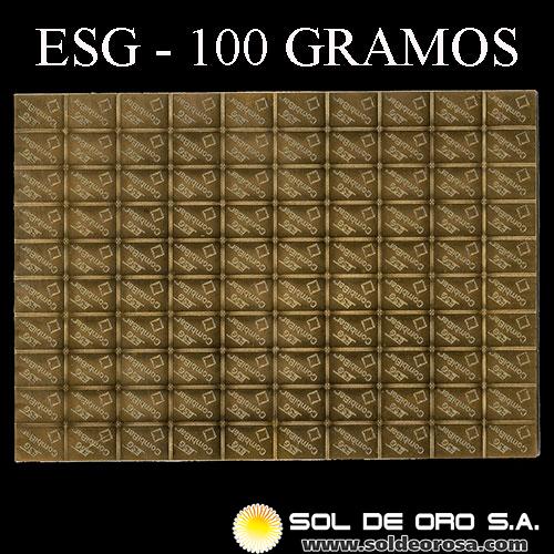 ESG / VALCAMBI - COMBIBAR DE 100 GRAMOS - BARRAS DE ORO 999