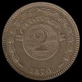 Monedas de 1870 - 2 Centsimos
