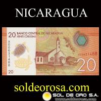 BANCO CENTRAL DE NICARAGUA - VEINTE C