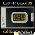 UNION BANK OF SWITZERLAND - 10 GRAMOS - BARRA DE ORO 999.9