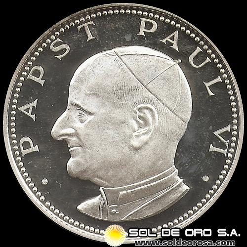 NUMIS - PARAGUAY - PM 137 - 150 GUARANIES, 1974 - Motivo: PAPST PAUL VI - MONEDAS CONMEMORATIVAS DE PLATA 
