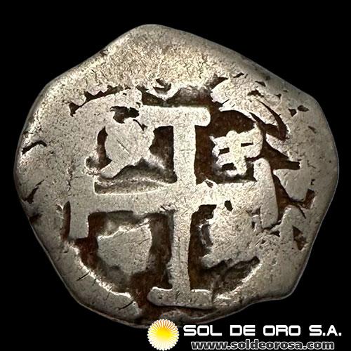 NA1 - BOLIVIA - 2 REALES, 1740/1746 - FELIPE V - MACUQUINA DE PLATA