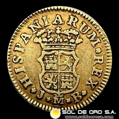 ESPAÑA - 1/2 ESCUDO, 1755 - FERDINAND VI - MONEDA DE ORO