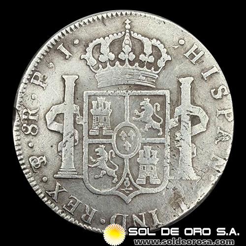 NA1 - BOLIVIA - 8 REALES, 1805 - CAROLUS IIII DEI GRATIA - MONEDA COLONIAL DE PLATA