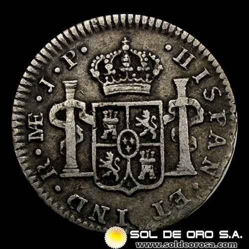NA4 - PERU - 1/2 REAL, 1818 - FERDINAND VII - MONEDA DE PLATA