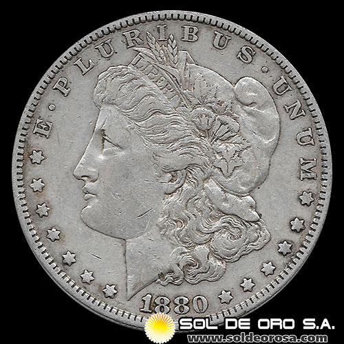NA3 - ESTADOS UNIDOS DE AMERICA - 1 DOLLAR, 1880 - NEW ORLEANS - MONEDA DE PLATA