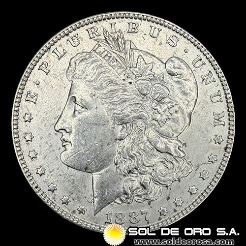 NA3 - ESTADOS UNIDOS DE AMERICA - 1 DOLLAR, 1887 - MONEDA DE PLATA