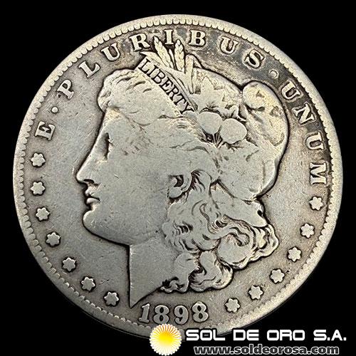 	NA3 - ESTADOS UNIDOS DE AMERICA - 1 DOLLAR, 1898 - SAN FRANCISCO - MONEDA DE PLATA