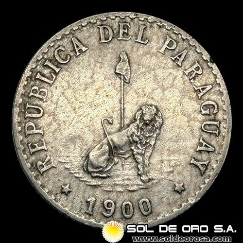 NUMIS - MONEDAS DEL PARAGUAY - 20 CENTAVOS, 1900 - MONEDA DE COBRE Y NIQUEL