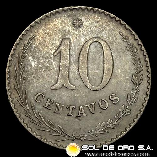 NUMIS - MONEDAS DEL PARAGUAY - 10 CENTAVOS, 1903 - MONEDA DE COBRE Y NIQUEL