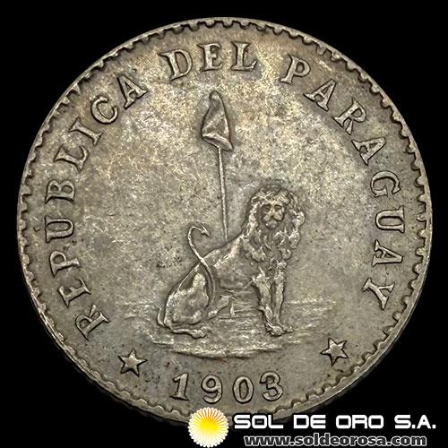 NUMIS - MONEDAS DEL PARAGUAY - 10 CENTAVOS, 1903 - MONEDA DE COBRE Y NIQUEL