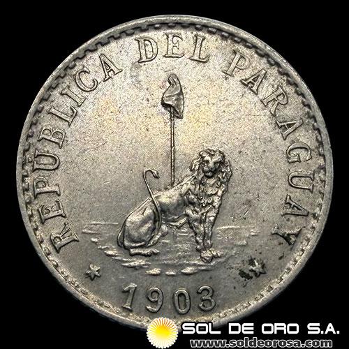NUMIS - MONEDAS DEL PARAGUAY - 20 CENTAVOS, 1903 - MONEDA DE COBRE Y NIQUEL