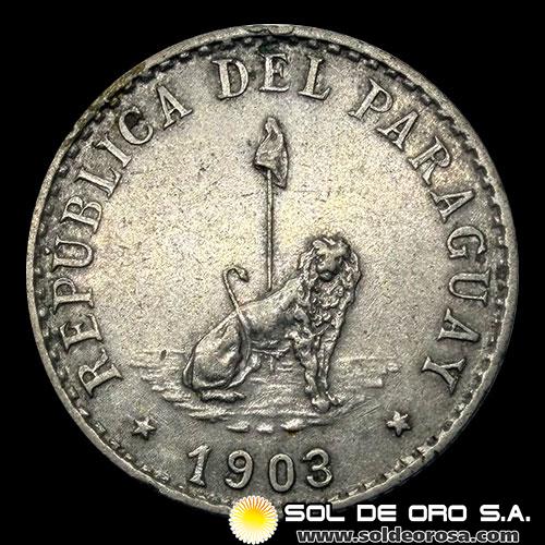 NUMIS - MONEDAS DEL PARAGUAY - 20 CENTAVOS, 1903 - MONEDA DE COBRE Y NIQUEL