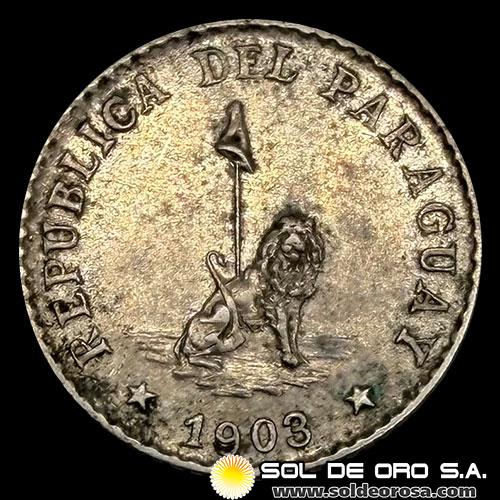 NUMIS - MONEDAS DEL PARAGUAY - 5 CENTAVOS, 1903 - MONEDA DE COBRE Y NIQUEL 