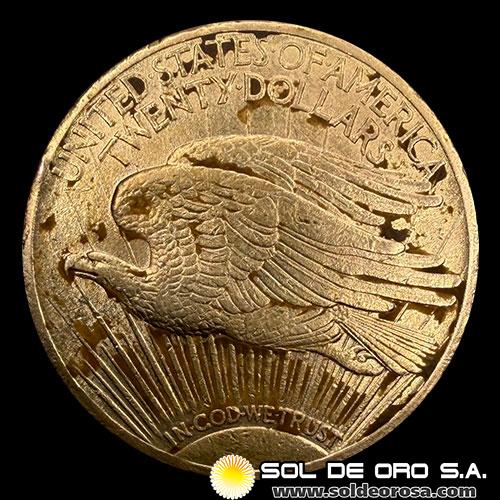 ESTADOS UNIDOS DE AMERICA - 20 DOLLARS, 1910 - DOUBLE EAGLE - MONEDA DE ORO