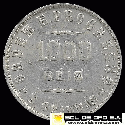 NA2 - NUMIS - BRASIL - 1000 REIS - 1910 - MONEDA DE PLATA
