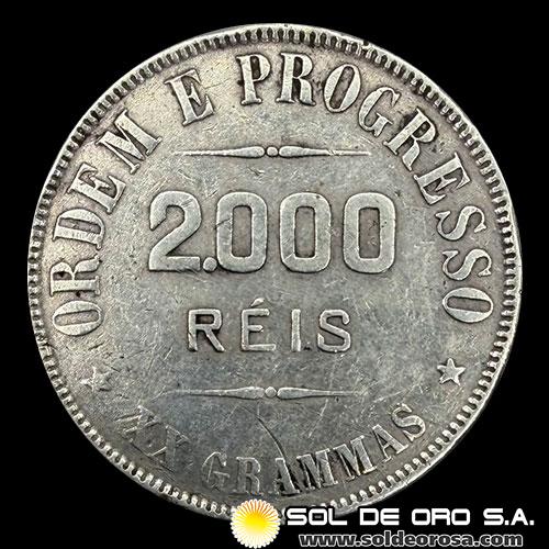 NA2 - BRASIL - 2.000 REIS - 1911 - MONEDA DE PLATA