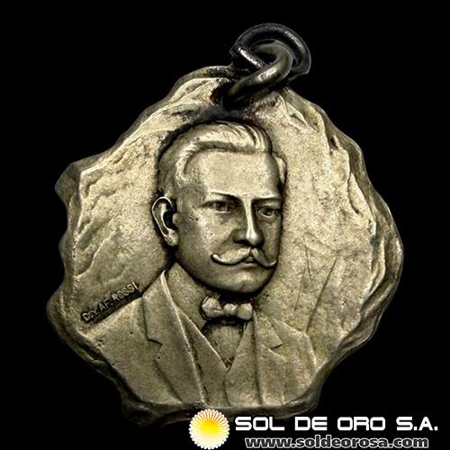 NUMIS - REPUBLICA DEL PARAGUAY - ADOLFO RIQUELME - 1911 - MEDALLA CONMEMORATIVA