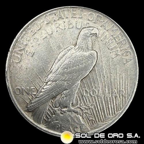 NA3 - ESTADOS UNIDOS DE AMERICA - PEACE DOLLAR, 1922 - MONEDA DE PLATA
