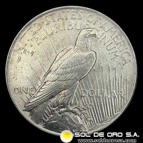 NA3 - ESTADOS UNIDOS DE AMERICA - PEACE DOLLAR, 1922 - PHILADELPHIA - MONEDA DE PLATA