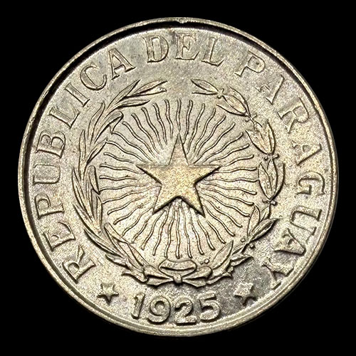 NUMIS - MONEDAS DEL PARAGUAY - 50 CENTAVOS, 1925 - MONEDA DE COBRE Y NIQUEL