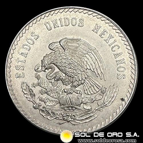 NA4 - MEXICO - 5 PESOS, 1948 - CUAUHTEMOC - MONEDA DE PLATA