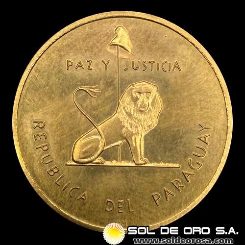 NUMIS - REPUBLICA DEL PARAGUAY - VISITA DEL PRESIDENTE DE FRANCIA AL PARAGUAY - 1964 - MEDALLA CONMEMORATIVA DE ORO