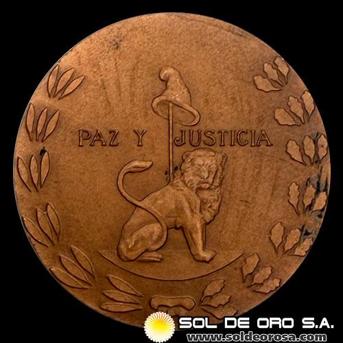 NUMIS - REPUBLICA DEL PARAGUAY - INAUGURACION DEL PUENTE DE LA AMISTAD - PARAGUAY/BRASIL - 1965 - MEDALLA CONMEMORATIVA