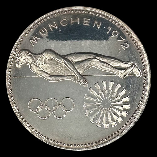 NUMIS - PARAGUAY - PM 66 - 150 GUARANIES, 1972  - Motivo: OLIMPIADAS MUNICH 1972 - SALTO CON GARROCHAS -  MONEDAS CONMEMORATIVAS DE PLATA