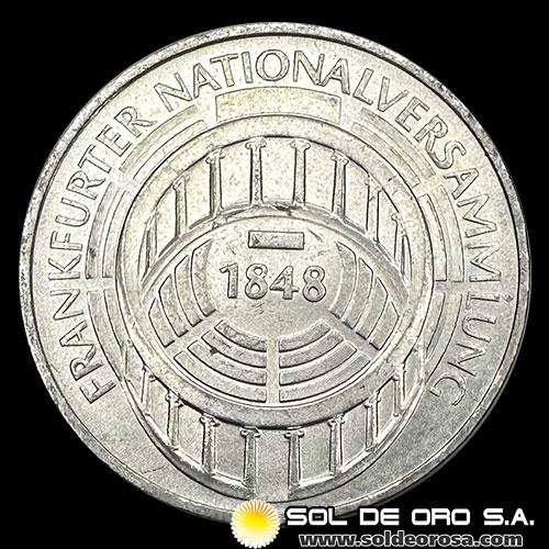 NA1 - ALEMANIA - 5 MARK - 1973 - Subject: 125th Anniversary - Frankfurt Parliament - MONEDA DE PLATA