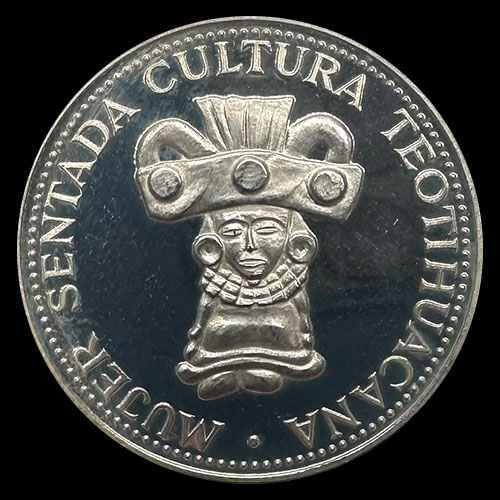 NUMIS - PARAGUAY - PM 93 - 150 GUARANIES, 1973 - Motivo: MUJER SENTADA - CULTURA TEOTIHUACANA - MONEDAS CONMEMORATIVAS DE PLATA