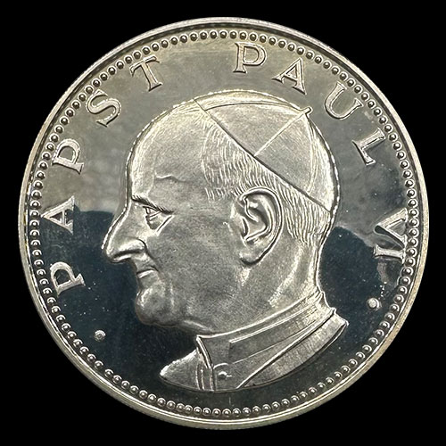 NUMIS - PARAGUAY - PM 137 - 150 GUARANIES, 1974  - Motivo: PAPST PAUL VI -  MONEDAS CONMEMORATIVAS DE PLATA