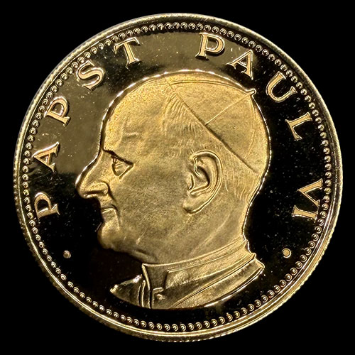 STAL - PARAGUAY - PM 149 - 1.500 GUARANIES, 1974 - Motivo: PAPST PAUL VI - MONEDAS CONMEMORATIVAS DE ORO