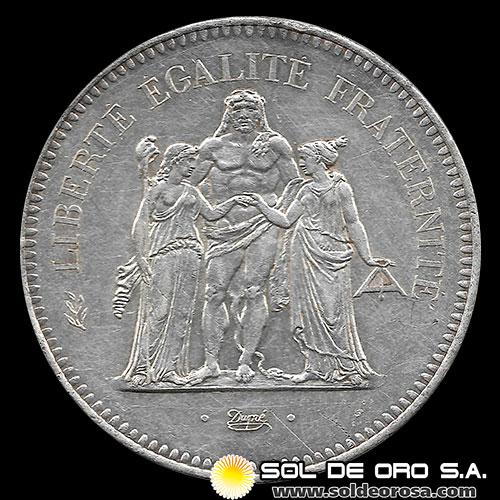 	NA3 - FRANCIA - 50 FRANCS, 1975 - MONEDA DE PLATA
