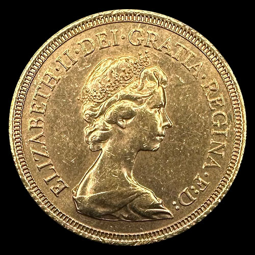 INGLATERRA - SOVEREIGN, LIBRA INGLESA, 1978 - MONEDA DE ORO