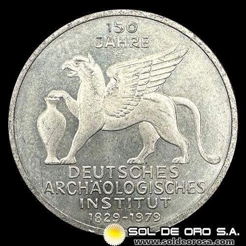 	NA1 - ALEMANIA - 5 MARK - 1979 - Subject: 150th Anniversary - German Archaeological Institute - MONEDA DE PLATA