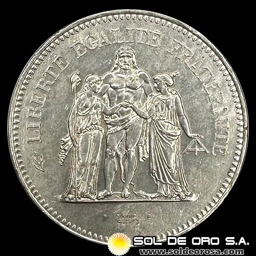 NA3 - FRANCIA - 50 FRANCS, 1978 - MONEDA DE PLATA