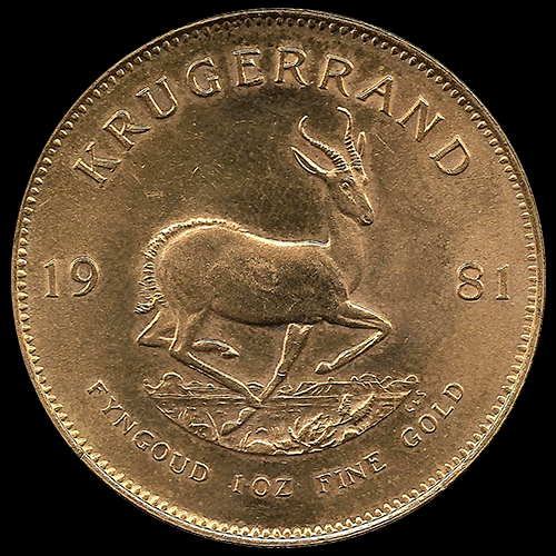 SUDAFRICA - KRUGERRAND, 1981 - ONZA / MONEDA DE ORO