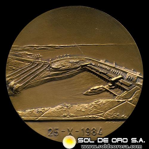 NUMIS - REPUBLICA DEL PARAGUAY - 1984 - INAUGURACION DE LA CENTRAL DE ITAIPU - MEDALLA DE BRONCE