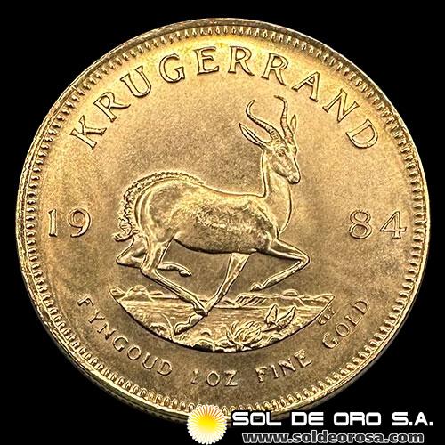SUDAFRICA - KRUGERRAND, 1984 - MONEDA DE ORO