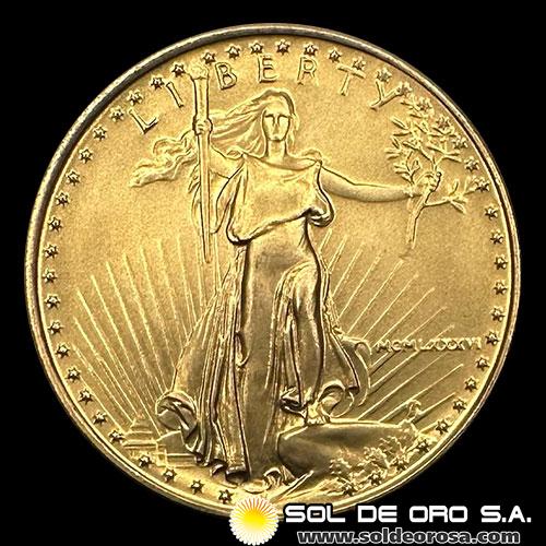 ESTADOS UNIDOS DE AMERICA - 1/4 oz., 10 DOLLARS - 1986 - MONEDA DE ORO