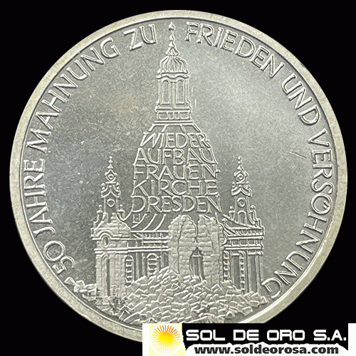 NA1 - ALEMANIA - GERMANY - FEDERAL REPUBLIC - 10 MARK / 10 MARCOS, 1995 - MONEDA DE PLATA