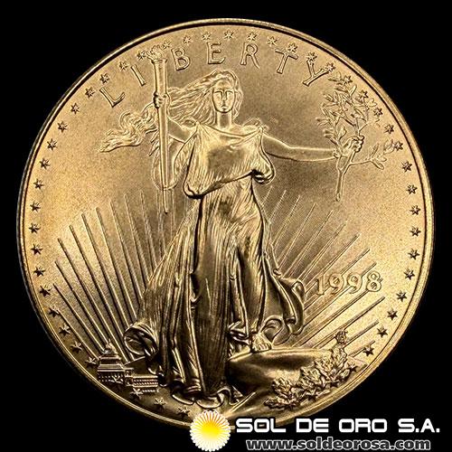 ESTADOS UNIDOS DE AMERICA - 50 DOLLARS, 1998 - MONEDA DE ORO
