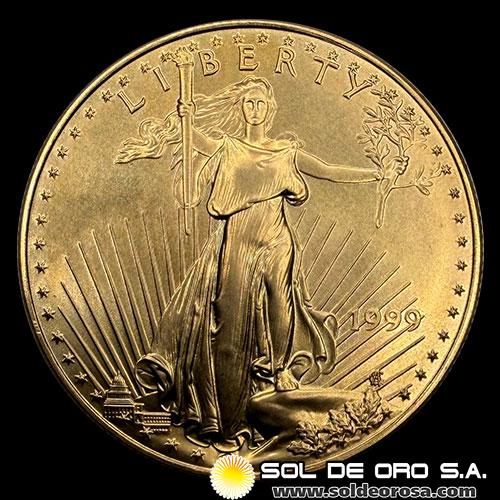 ESTADOS UNIDOS DE AMERICA - 50 DOLLARS, 1999 - MONEDA DE ORO