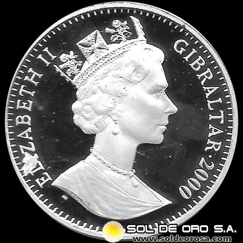 GIBRALTAR - 1 ROYAL, 2000 - ELIZABETH II - MONEDA DE PLATA
