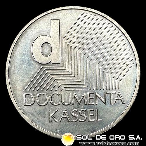 NA1 - ALEMANIA - 10 EUROS, 2002 - DOCUMENTA EXHIBITION OF CONTEMPORARY ART - MONEDA DE PLATA