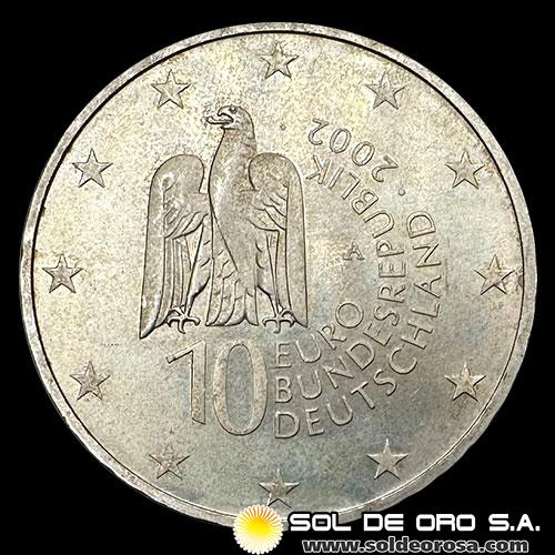 NA1 - ALEMANIA - 10 EUROS, 2002 - BERLIN MUSEUM - MONEDA DE PLATA